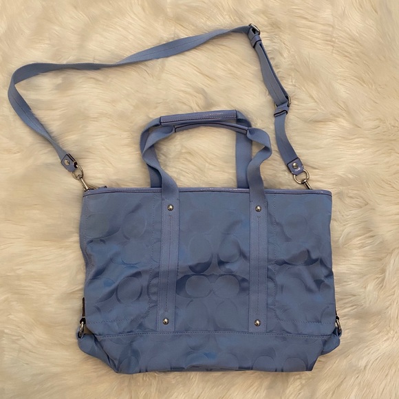 Coach Light Blue Daisy Bag - Picture 2 of 7